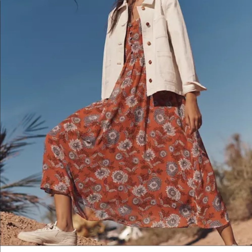 Madewell Floral Midi Dress (NEW)